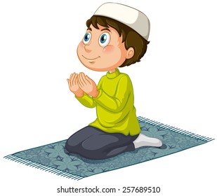 Muslim praying