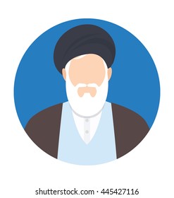 Muslim Scholar Vector Icon