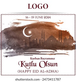 Muslim special holiday Happy Eid al-Adha