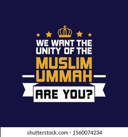 Muslim Ummah T Shirt Design For Muslim Religion, Pillow Mug, Sticker, Gift Card Others