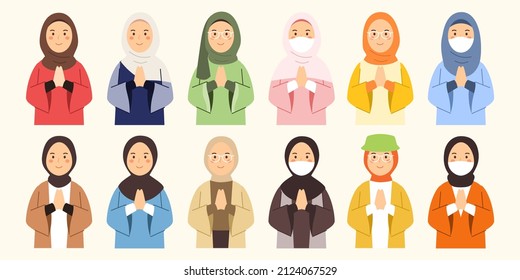 Muslim wishes greeting card for islam event
