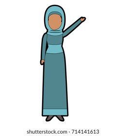 muslim woman avatar character