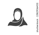 muslim woman with hijab icon on white background. muslim woman with hijab icon symbol design. Simple element illustration from Other concept. Vector, EPS 10