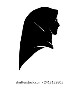 Muslim woman silhouettes suitable for your design