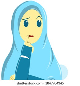 Muslim women think something to get ideas