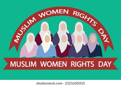 Muslim women vector design ,eps 10