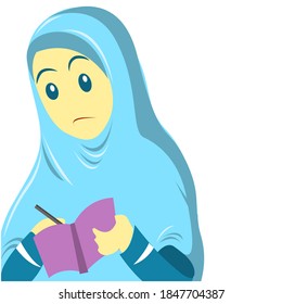 Muslim women write something very important