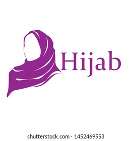 Muslimah hijab Logo template vector illustration design - Vector