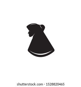 Muslimah hijab Logo template vector illustration design
