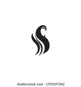 Muslimah hijab Logo template vector illustration design