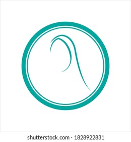 Muslimah hijab Logo template vector illustration design