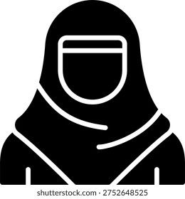 Muslimah vector for Ramadan prayer concept, Islamic woman illustration for modest lifestyle and worship