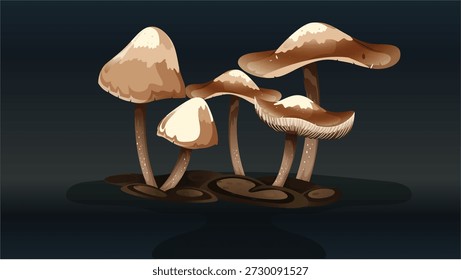 Musrum black base colour light effect design art