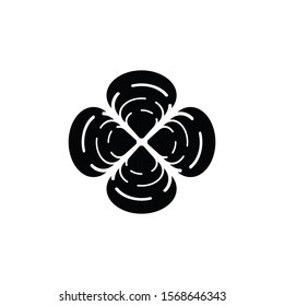 Mussel food vector symbol design