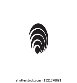 Mussel vector icon design