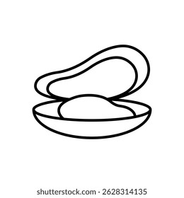 Icône contour d'Image vectorielle de moule. Peut être utilisé pour n'importe quelle promotion d'action de plate-forme et maquette publicitaire. Symbole isolé utilisé pour : mobile, application, design, web, dev, ui, ux, gui. EPS10. Pour votre conception.