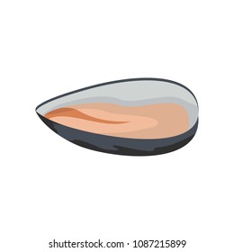 Mussels icon. Flat illustration of mussels vector icon for web