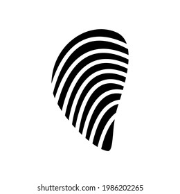 mussels ocean glyph icon vector. mussels ocean sign. isolated contour symbol black illustration