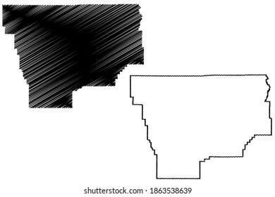 Musselshell County, Montana (U.S. county, United States of America, USA, U.S., US) map vector illustration, scribble sketch Musselshell map