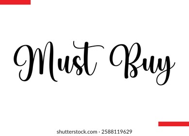 Must Buy Design sale typography Text