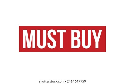 Must Buy Rubber Stamp Seal Vector