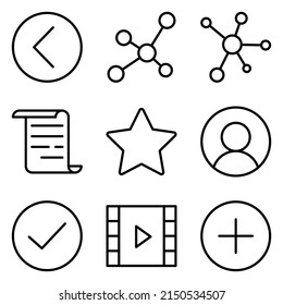 Debe Tener Un Icono Plano Aislado En Fondo Blanco