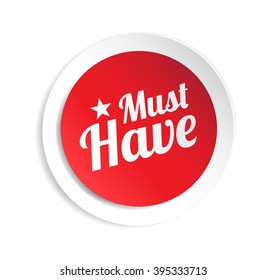 Must Have Sticker