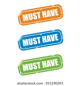 Must Have Sticker Labels