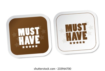 Must have stickers