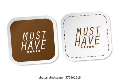 Must have stickers