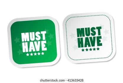 Must have stickers