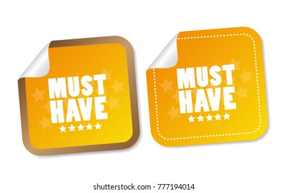 Must Have Stickers