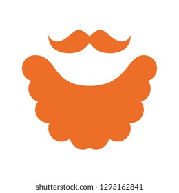 mustache and beard elf