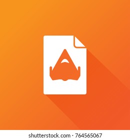 Mustache and beard icon