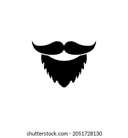 mustache and beard icon in Irish set