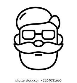 Icono De La Barba Mustache Diseño Plantilla Vector Signo De Ilustración Y Píxeles De Símbolo Perfecto
