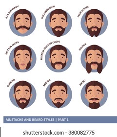 Mustache And Beard Styles Part 1
