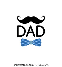 mustache bow tie