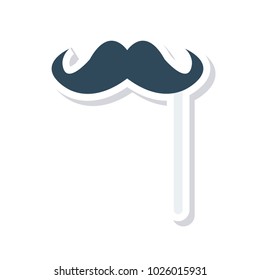  mustache carnival mask