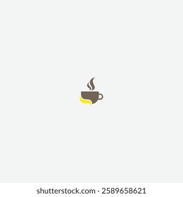 Mustache coffe Logo Design Template creative 