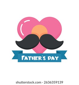 mustache for Father’s Day design themes.