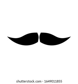 Mustache design, with a minimalist and clean look vector illustration eps 10