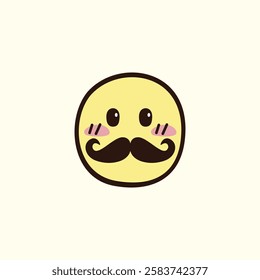 Mustache Doodle Emoji for design needs, Landing Pages, Animation, Apps, Presentations, Content Creator and other Promotions