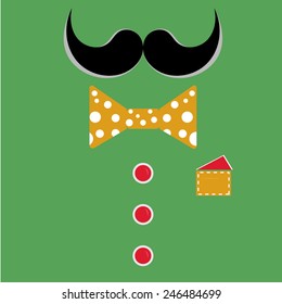 Mustache flat 