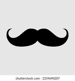 Mustache . Flat web icon or sign trendy style illustration on white background..eps