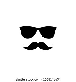 Mustache Glasses Logo Stock Vector (Royalty Free) 1168143634 | Shutterstock