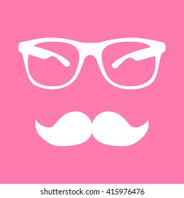 Mustache and Glasses sign