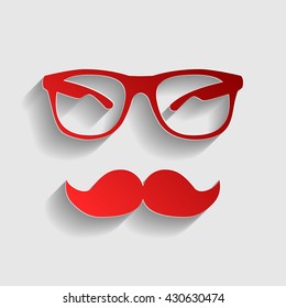 Mustache and Glasses sign