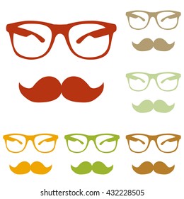 Mustache and Glasses sign