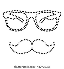 Mustache and Glasses sign